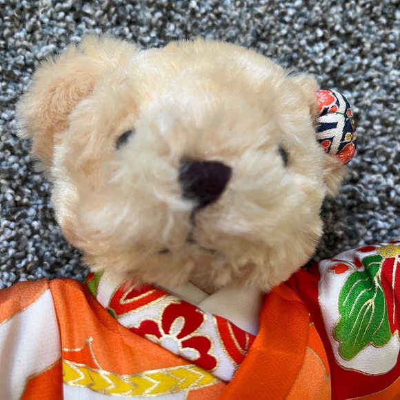 Stuffed Teddy Bear wearing Kimono; New without Tags; SO CUTE!!! - Picture 7 of 7